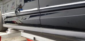 Kein Problem bei der Leasingrückgabe. Die Delle auf der Fahrertür ist restlos raus