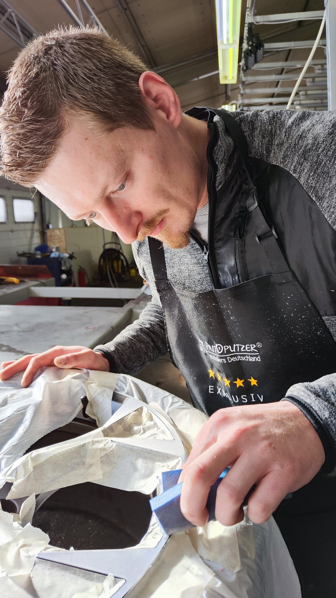 Smartrepair glanzgedrehte Aufelgen